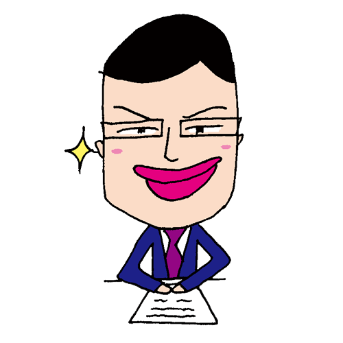 【無料イラスト素材】少しかわいいニュースの司会者【アナウンサー】
