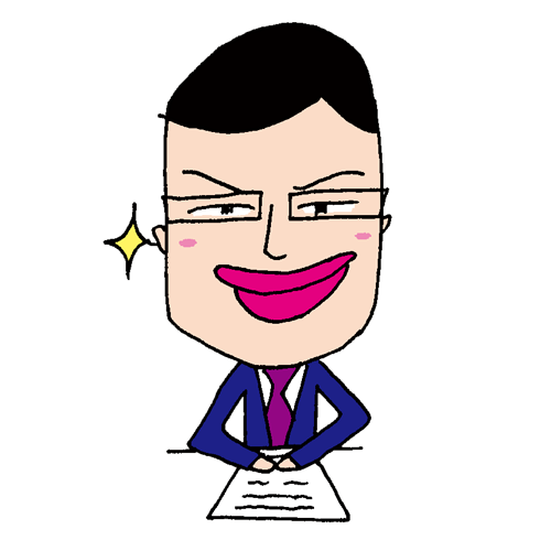 【無料イラスト素材】少しかわいいニュースの司会者【アナウンサー】