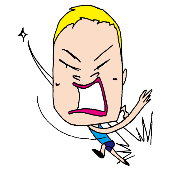 【無料イラスト素材】やり投げ選手の全力投げ&空の彼方まで一直線【男性スポーツ選手】