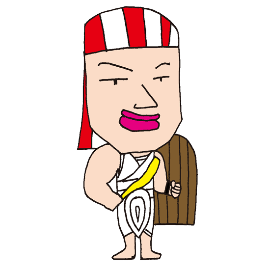 【無料イラスト素材】古代の戦士エジプトの兵士【少しカッコイイ】