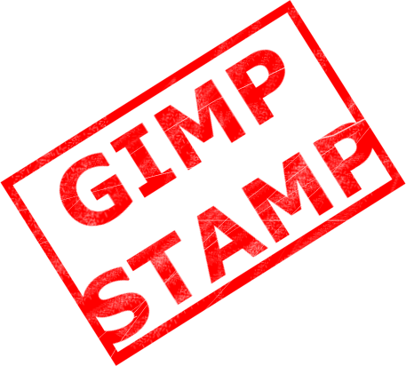 【無料で画像編集】GIMPでかっこいいスタンプ文字を作ろう!サムネイル用のかすれ文字素材の作り方【入門&初心者向け】