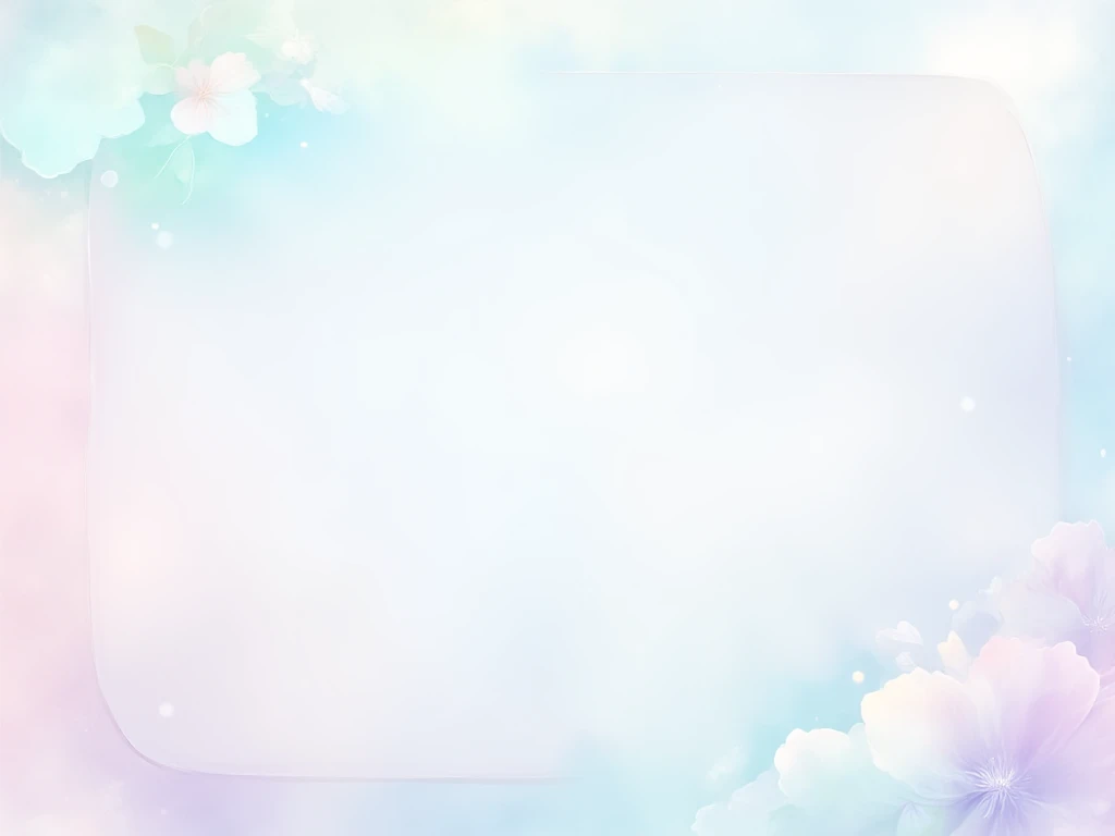 綺麗で淡く美しい幻想的な花の水彩画の背景壁紙画像_01