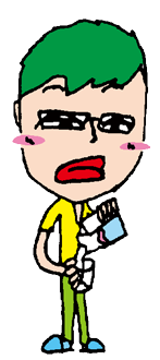 牛乳を飲む男性のイラスト画像-A man is Drinking Milk illustration