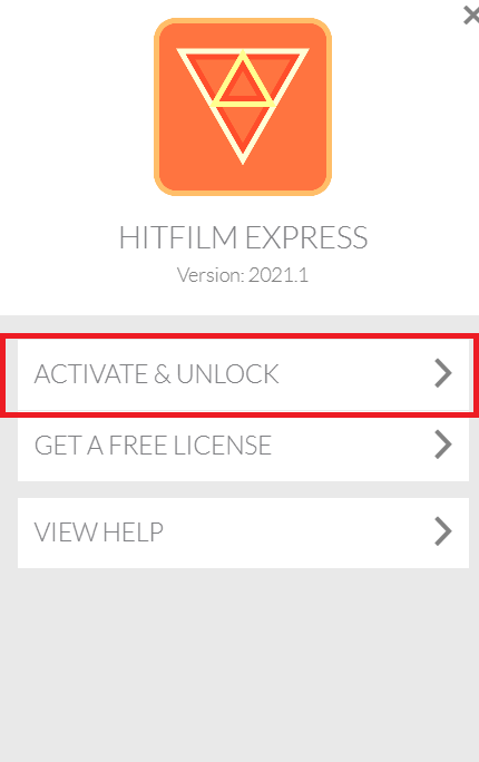 HitFilmExpress 登録