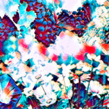 無料背景画像 かっこいい ファンタジー ミステリアスなネオンとオーロラの遺跡の壁イラスト素材 Free Illustlation くりえいてぃぶ