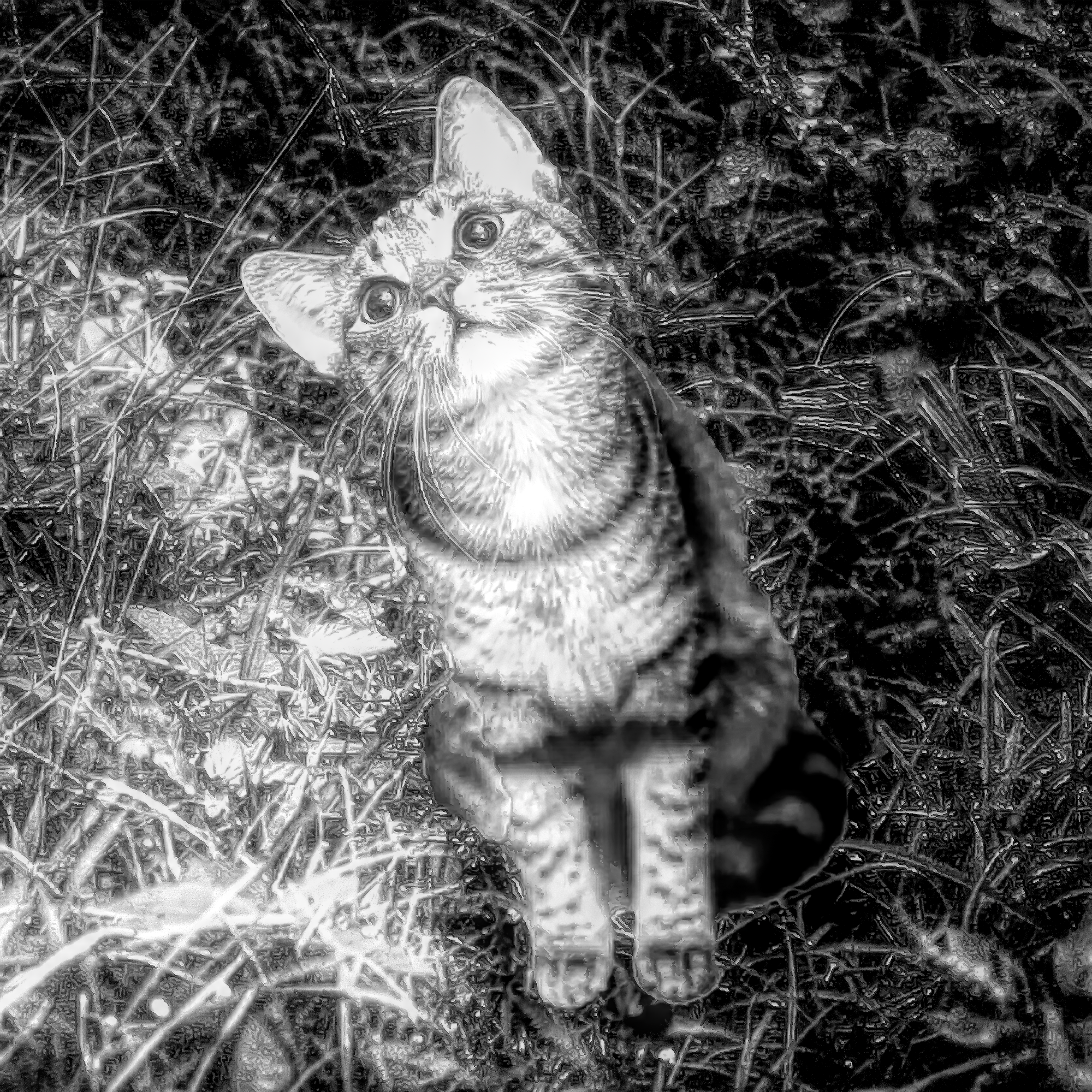 無料イラスト 背景画像素材 かわいい猫 光るアメリカンショートヘアと丸い目 Free Illustlation くりえいてぃぶ