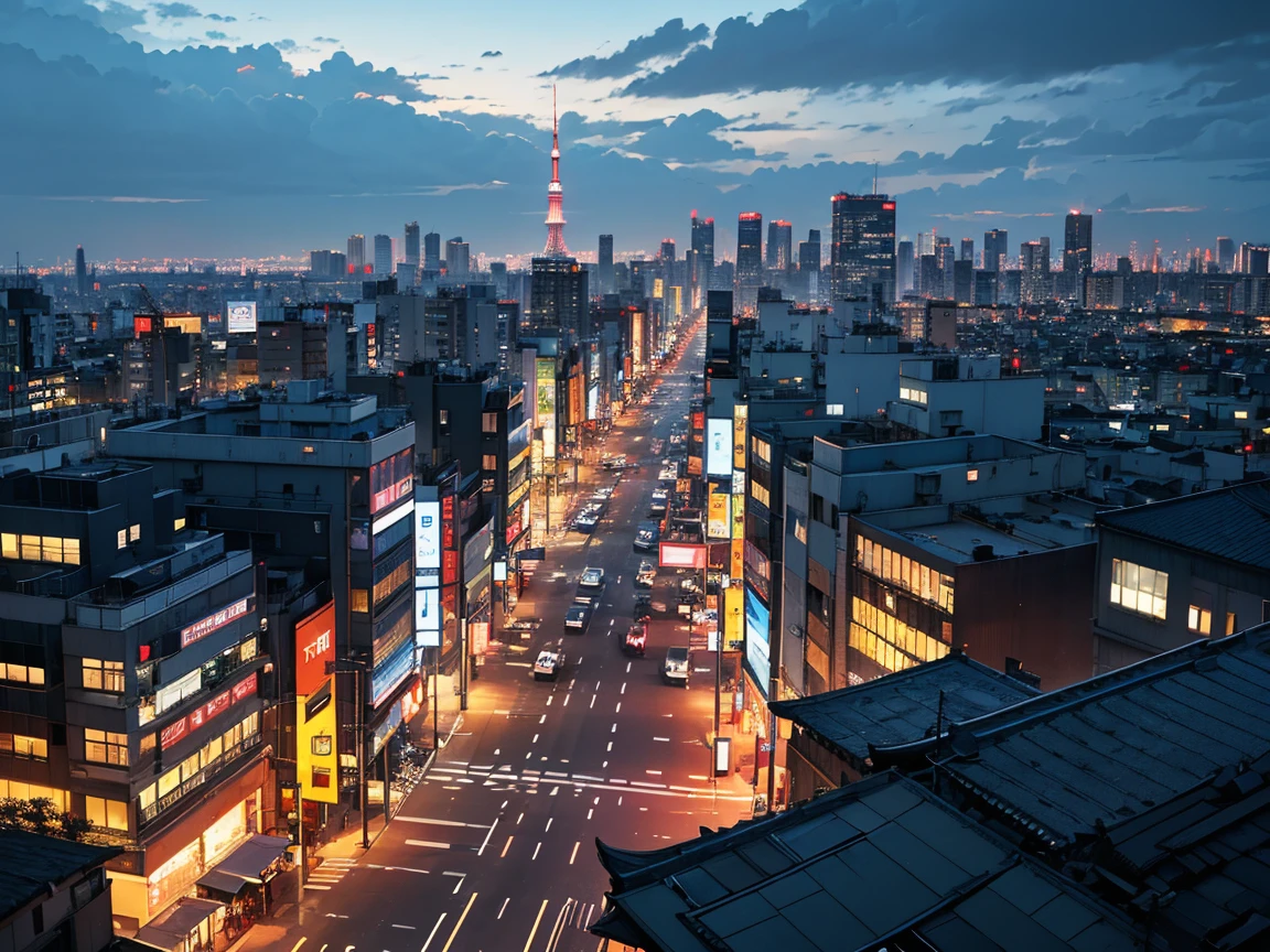 大人かっこいい東京のおしゃれな夜景のPC壁紙
